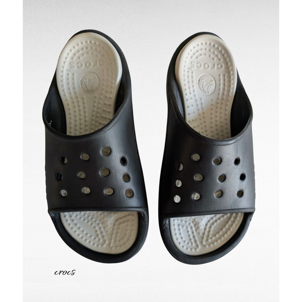 Crocs Unisex Slip-On Ventilated Slide Sandals - Comfort Foam Footbed